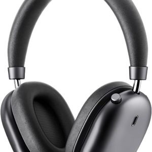 Adaptive Active Noise Cancelling Headphones, Wired/Wireless Bluetooth 5.4 Headset, 140H Playtime,Transparent Mode, Deep Bass, MultiPoint Connectivity, for Travel, Home Office (Dark Gray)